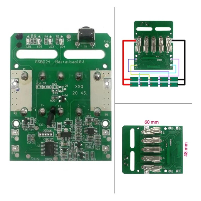 Placa De Circuito De Protección De Carga Placa Pcb Para
