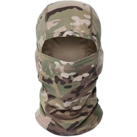 Camouflage Balaclava Mask Lightweight Breathable Camo Hood Snood Airsoft Military Army Hat Head Full Face Neck Cover Sheisty (UK, Alpha, S, L, Multicam Camouflage)