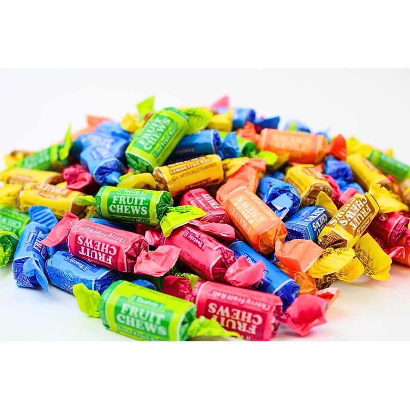 Mini Fruit Flavored Fruit Chews - Fruity Flavored Bulk Bites,