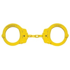 Peerless Handcuffs Company 752B Oversize Chain Link Handcuff, Yellow