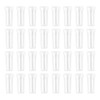 WANDIC 100 Pcs Clear Floral Tube Plastic Flower Vials with