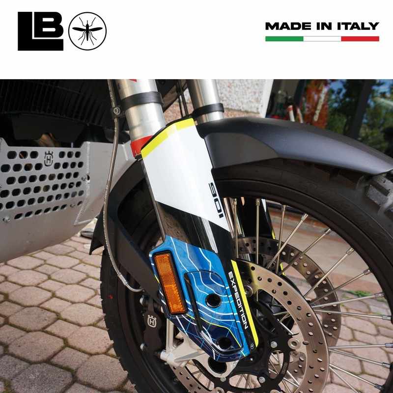 labelbike - 3D Motorcycle Mudguard Sticker Compatible with Husqvarna Norden
