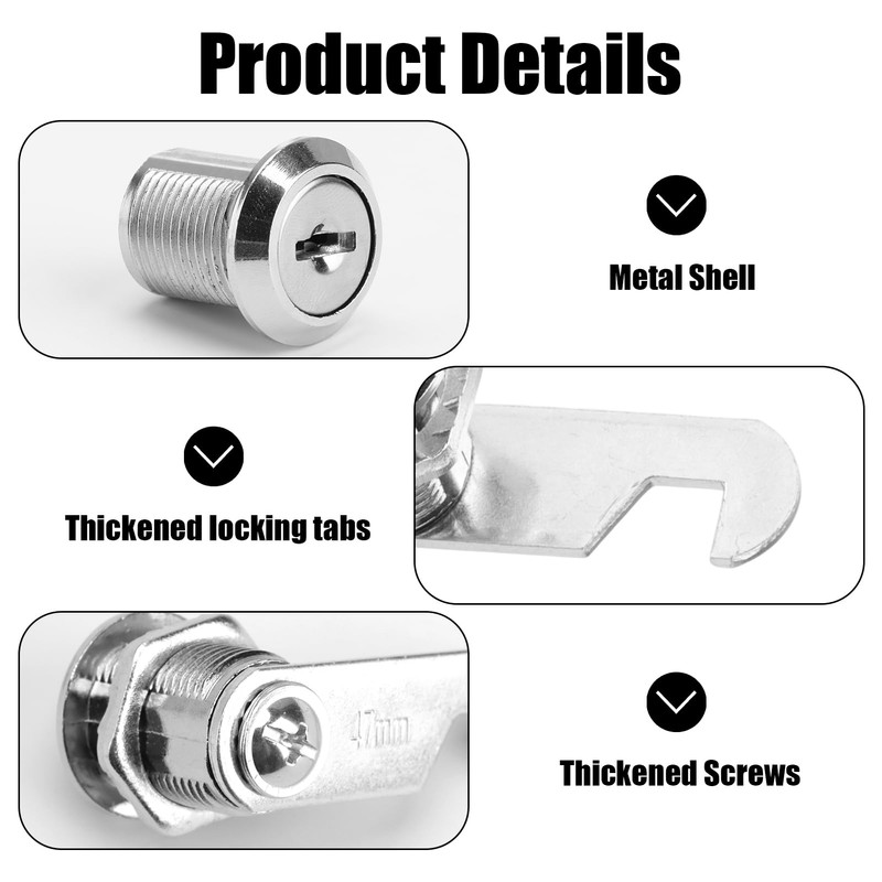 Letterbox Lock, Letter Box Lock, 5 Keys with 5 Different