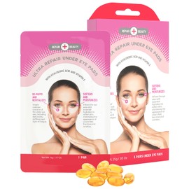 Parches Para Debajo De Los Ojos Con Ácido Hialurónico Y Vitamina E Reducen Las Ojeras, Las Arrugas Y Las Patas De Gallo Y Eliminan La Hinchazón De... 
