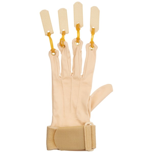 Sammons Preston Deluxe Traction Glove, Left Handed Exercise Glove, Rehabilitation & Physical Therapy Gloves for Flexion of Joints & Fingers, Hand Exerciser for Increasing Strength, Large/X-Large