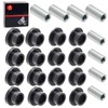 Front & Rear Shock Absorber Bushings Sleeve Kit 16Pcs For
