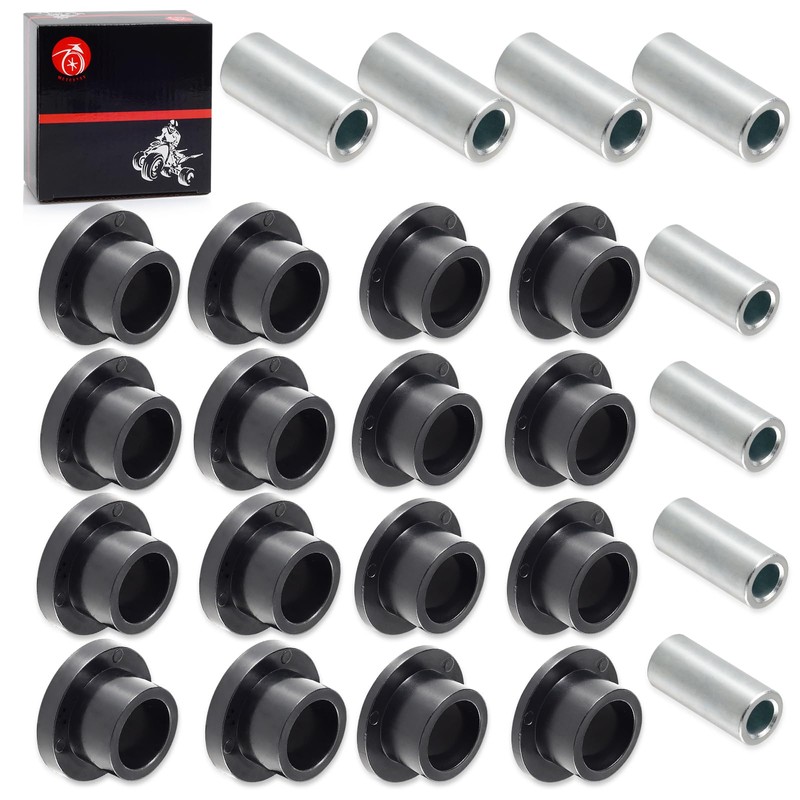 Front & Rear Shock Absorber Bushings Sleeve Kit 16Pcs For