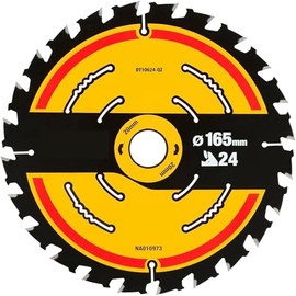 Toqqbb #DT10624-QZ #DT10624 Circular Saw Blade 165x20mm 24T Wood Replacement Part New for DeWalt