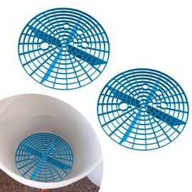 HQRNYP 2PCS Car Wash Bucket Insert, Auto Detail Grit Gaurd Buckets Filter Helps Remove Dirt and Debris, Car Dirt Guard Insert Wash Filter Fits 12 Inch Diameter Buckets or 3-5 Gallon Bucket (Blue)