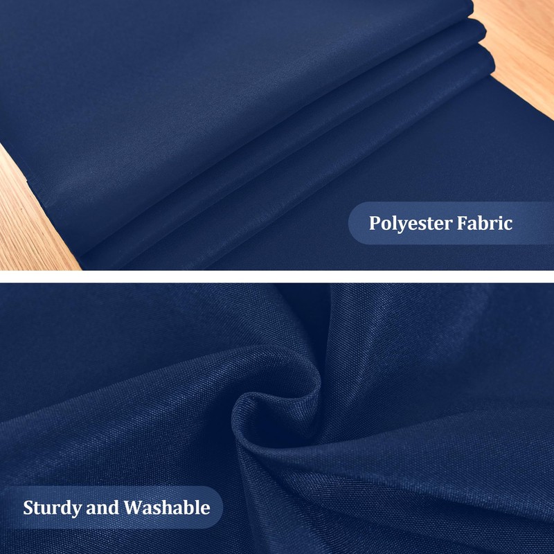 Farmhouse Navy Blue Table Runner Dining Table Runners 48 Inches