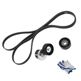 ATPPCCE 90K-38123C (3PCS 38123+38015+K061020) Serpentine Belt Drive Component Kit Fit For