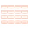 SUIKIHUM 16 Pack Plastic Slide Buckle, 1 Inch Tri-Glide Slider,