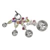 4 Piece Measuring Spoons Set, Colorful Flower Bouquet (ER41083)