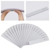 25 Pack 100/180 Grit Nail Files for Acrylic Nails, Rectangle