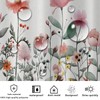 FAIRYGATE Shower Curtains Mould Proof Resistant Spring Landscape Shower Curtain