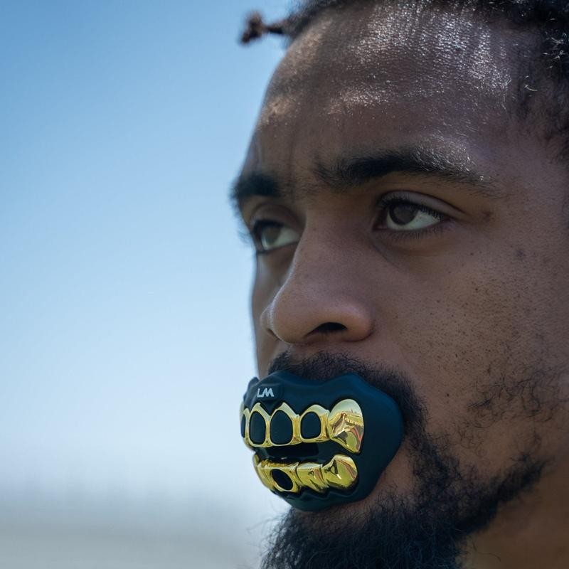 3D CHROME GRILLZ - Lip Protector Mouthguard - Color: Black