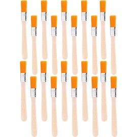 20 Pcs Orange 5 Inch Paint Brushes for Touch Up Trim Painting Tool Soft Bristle with Wood Handle Small Paint Brushes for Walls, Touch Up, Cabinets, Fences, Edge Painting Tool