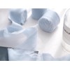 FAKILO Chiffon Ribbon Set - Light Blue, 3 Rolls, 3.8
