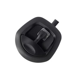 Truck Tool Box Latch Replacement, Zinc Alloy Whale Tail Toolbox Locks Paddle Lock Replacement T Handle with Keys for Truck, RV, Motorhome,Trailer Box (Black)