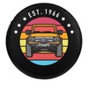 Compatible with Ford Bronco Spare Tire Cover, Digitally Printed Custom