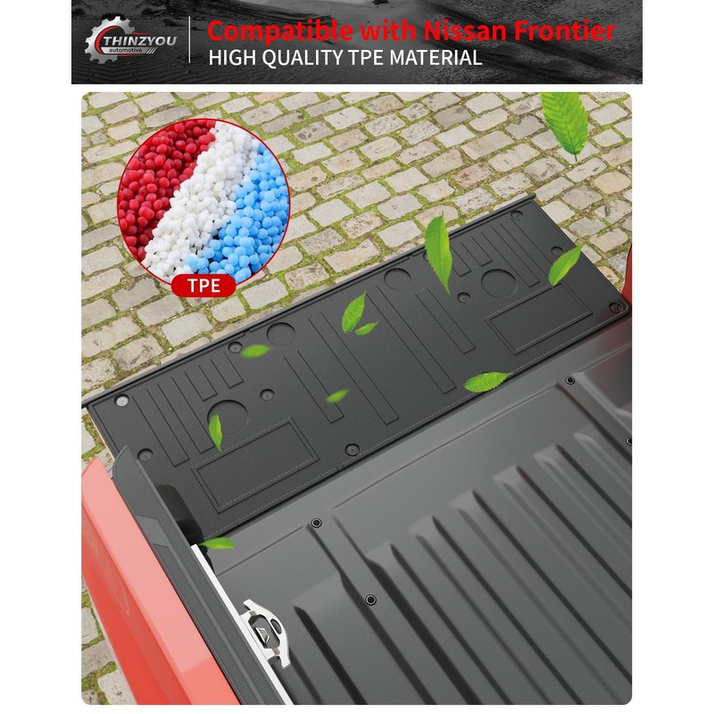 Thinzyou Tailgate Mat Compatible with 2022 2023 2024 Nissan Frontier
