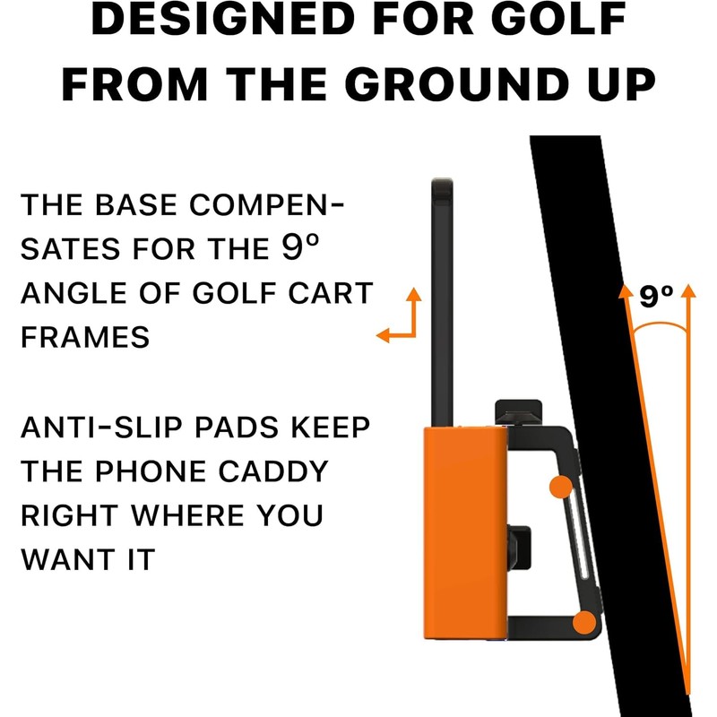 DESERT FOX GOLF - Phone Caddy - Red