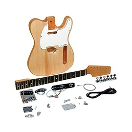 Saga 6 String Solid-Body Electric Guitar, Right, Natural (TC-10)