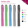 SEAMAGIC 5-Pack LED Penlight Set with 10-Piece Pre-Installed Batteries, Aluminum
