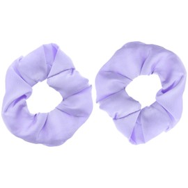 Zac's Alter Ego Pair of Luxurious Satin Hair Scrunchies - Variety of Colours