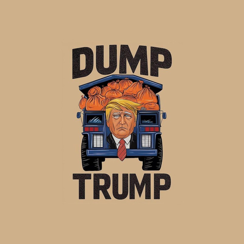 CafePress Dump Trump Medium Tote Bag Polyester Tote Bag 16"x16"