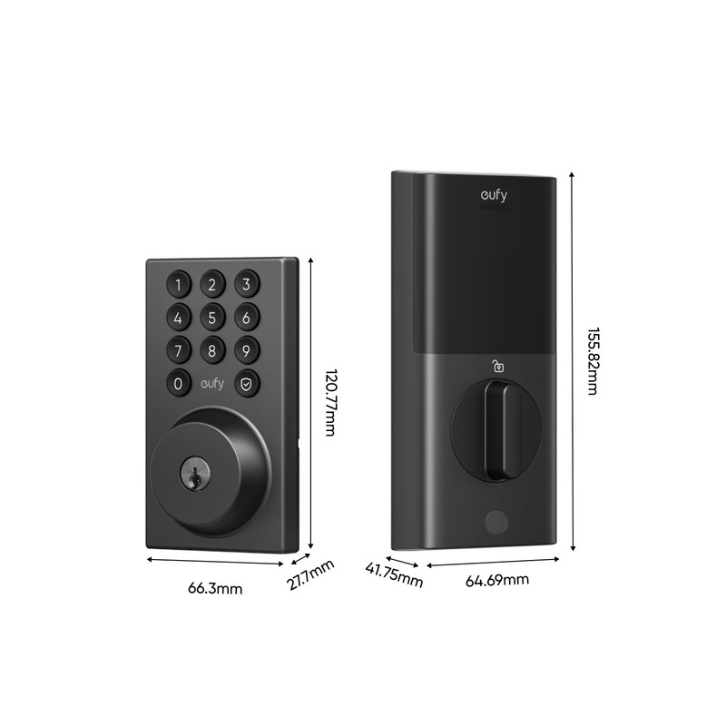eufy Security Smart Lock C30, Keyless Entry Door Lock, Built-in