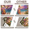 ZTHMOE Fabric 7x5ft Summer Hawaiian Beach Backdrop Tiki Bar Banner