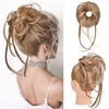 HOOJIH Messy Bun Hair Piece, Super Long Tousled Updo Hair