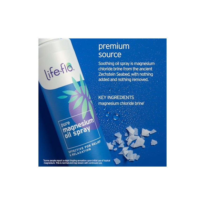 Life-flo Pure Magnesium Oil, 8 Ounce