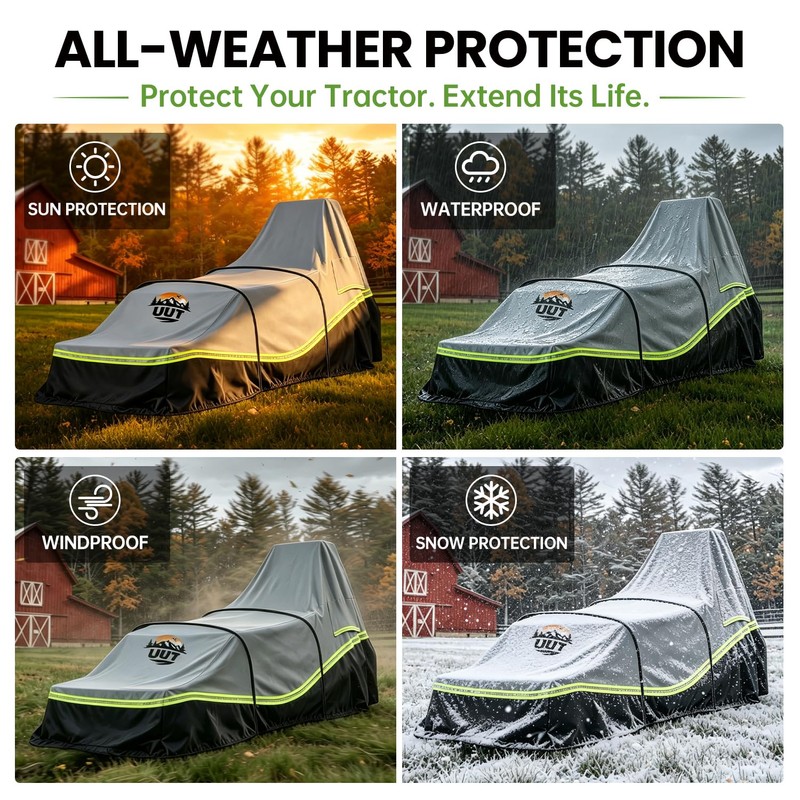 Tractor Cover for Kubota, Fits Compact & Utility Tractors with