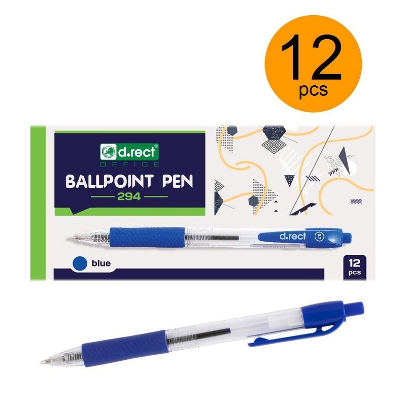D.RECT 294 ballpoint pen with ergonomically and a rubberised grip