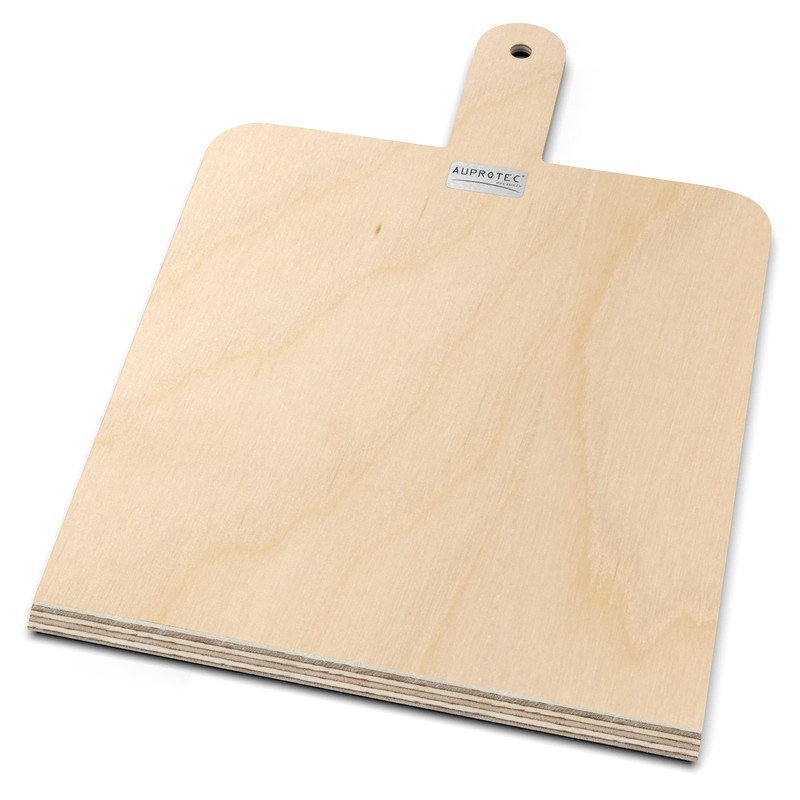 AUPROTEC Danny Wooden Pizza Shovel Pizza Board Birch Polished Set