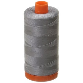 Aurifil Mako - Hilo de algodón (50 W, 1422 yardas), color gris