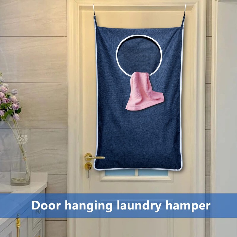 KEEPJOY Large Size 2Pack Hanging Laundry Hamper Bag, Door Hamper