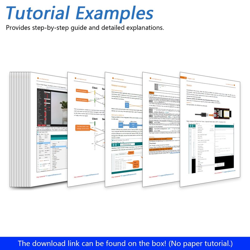 FREENOVE ESP32-S3-WROOM CAM Board (16 MB Flash), Dual-core 32-bit 240