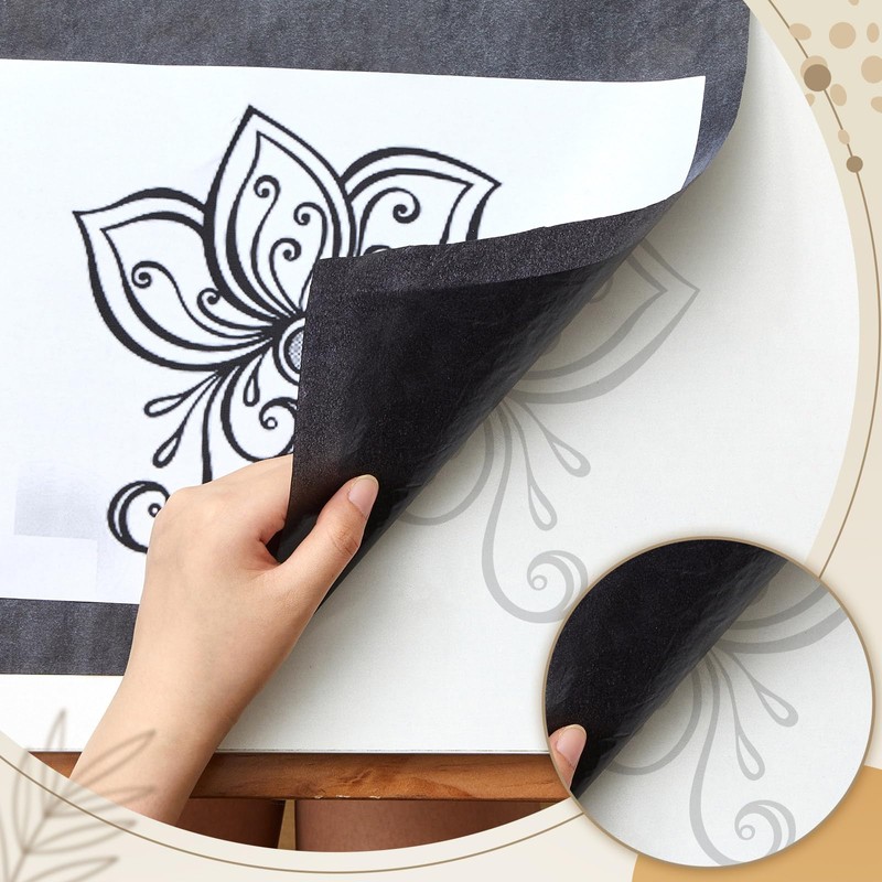 Dinifee 5 Sheets Large Carbon Paper for Tracing 20.3 x