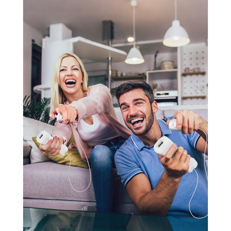 Motion-Sensing Remote Controller with Nunchunk for Wii and Wii U