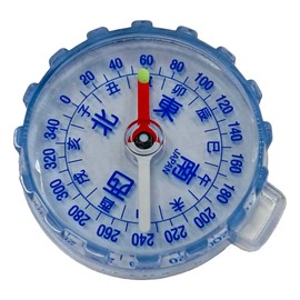 ミザール コンパス ポケットコンパス オイル式 クリア GS-34