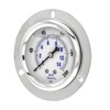 PIC Gauges PRO-204L-254G Panel Mount Front Flanged Glycerin Filled Industrial
