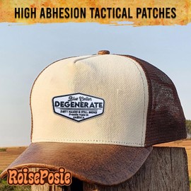 Roiseposie Parche degenerado con cuello azul con manos sucias y todavía rotas, sarcasmo de 3 pulgadas, parches bordados para planchar/coser para ropa, mochilas, sombreros, jeans, parches bordados para