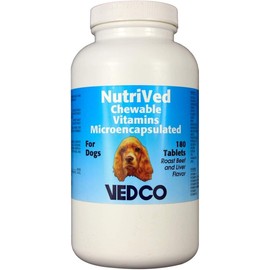 Vedco NutriVed Chewable Vitamins for Dogs 180 Tablets