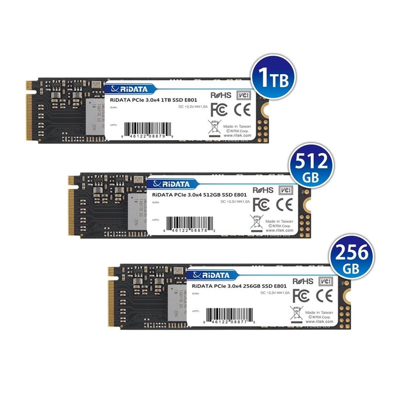 Ridata E801 512GB NVMe M.2 PCIe Gen3x4 2280 SSD Internal