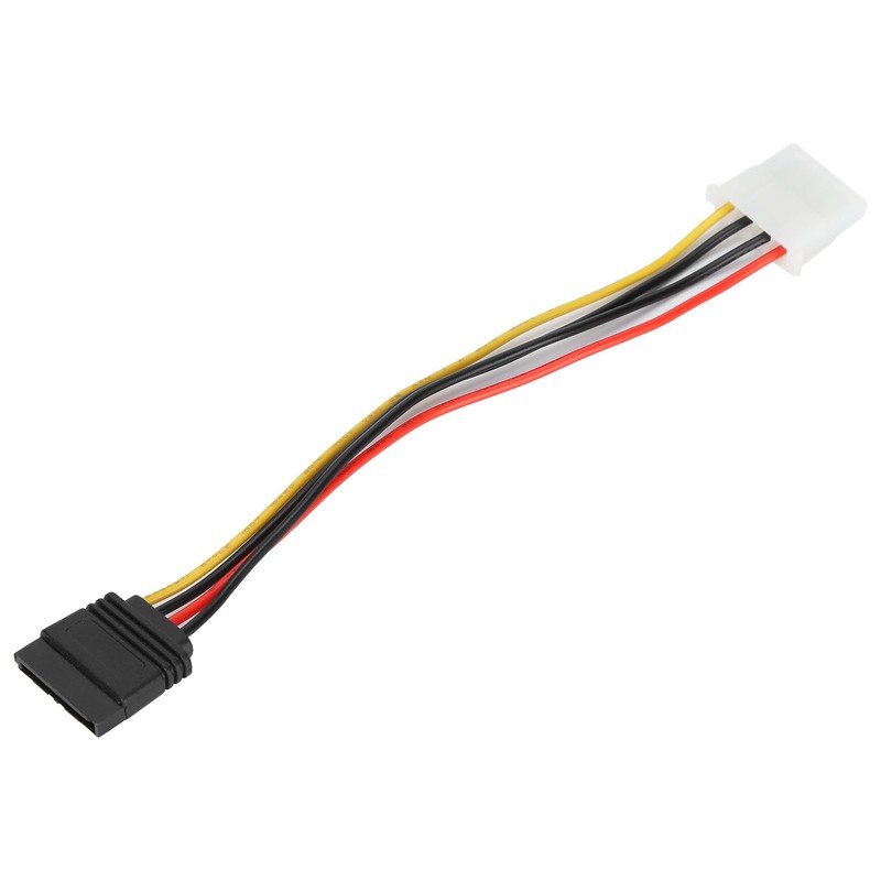 10 Pcs SATA Cables Big 4Pin to 15Pin IDESATA Power