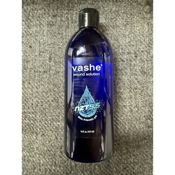 Urgo Medical VASHE Wound Solution Cleanser, 16oz Bottle, Skin Friendly