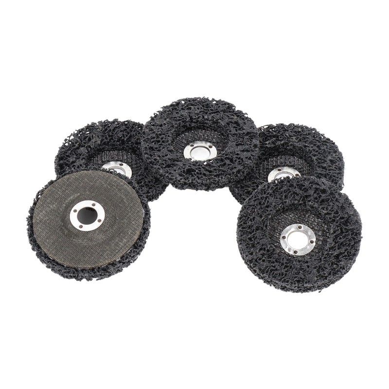 5Pcs Strip Discs Stripping Wheel Black 4 Inch for Stainless